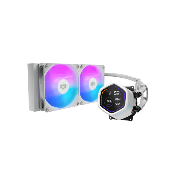 Tản nhiệt AIO CPU Cooler Master MasterLiquid Core Nex Digital 240 White