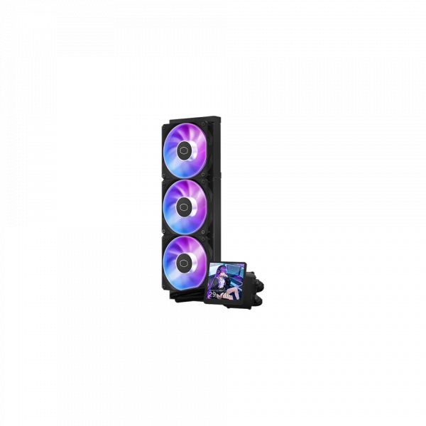 Tản nhiệt AIO CPU Cooler Master MasterLiquid Core LCD 360 4-inch Black