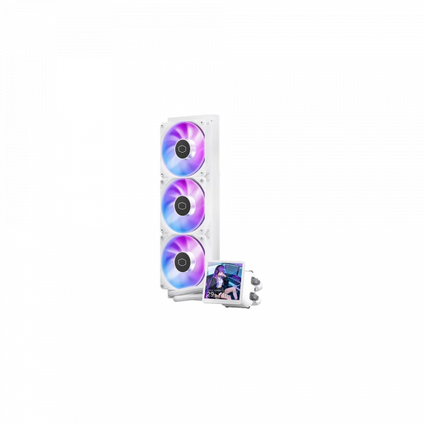 Tản nhiệt AIO CPU Cooler Master MasterLiquid Core LCD 360 4-inch White