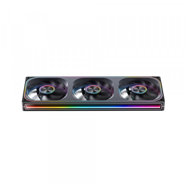FAN CASE JONSBO ZA-360BR BLACK LED ARGB REVERSE (Fan Ngược)