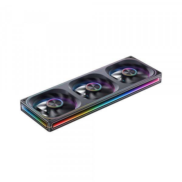 FAN CASE JONSBO ZA-360BR BLACK LED ARGB REVERSE (Fan Ngược)