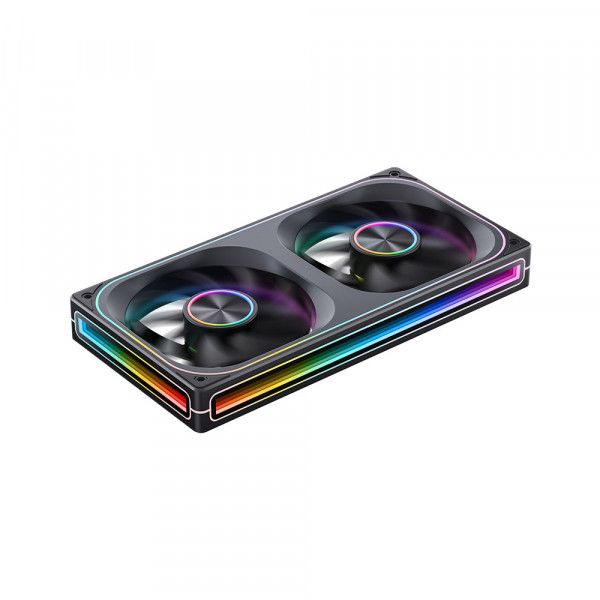 FAN CASE JONSBO ZA-240B BLACK LED ARGB (Fan Xuôi)
