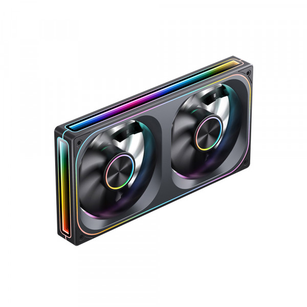 FAN CASE JONSBO ZA-240BR BLACK LED ARGB REVERSE (Fan Ngược)