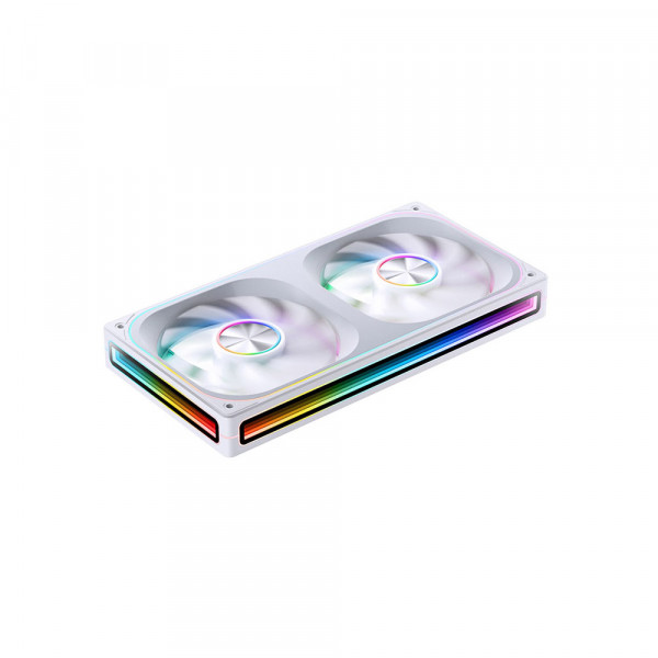 FAN CASE JONSBO ZA-240W WHITE LED ARGB (Fan Xuôi)