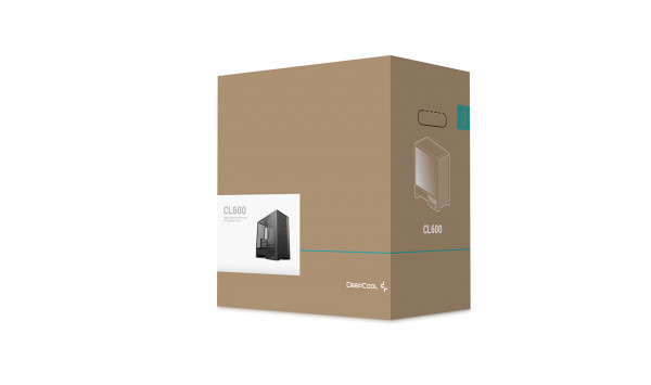 Vỏ Case DeepCool CL600 (Mid Tower/Màu đen/Mặt lưới)