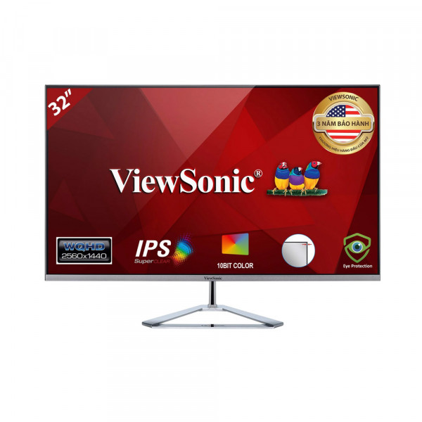 Màn hình Viewsonic VX3276-2K-MHD-2 (31.5Inch/ 2K (2560x1440)/ 3ms/ 75HZ/ IPS/ Loa)