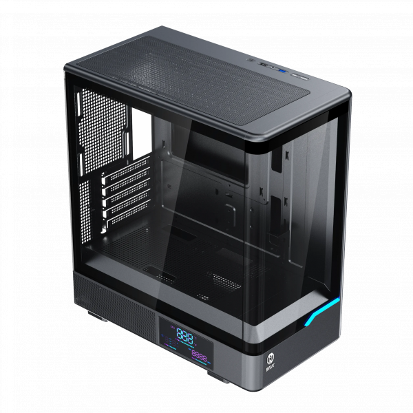 Vỏ Case MIK H7 240 M-ATX (Màu đen/Mặt kính)