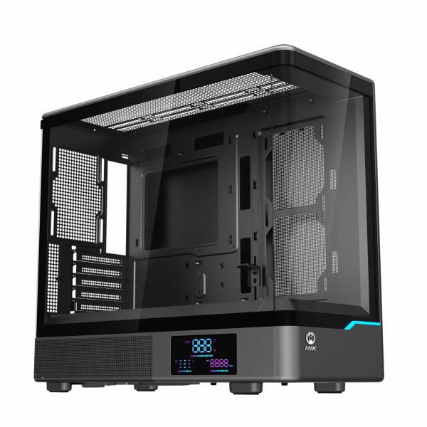 Vỏ Case MIK H7 360 M-ATX (Màu đen/Mặt kính)