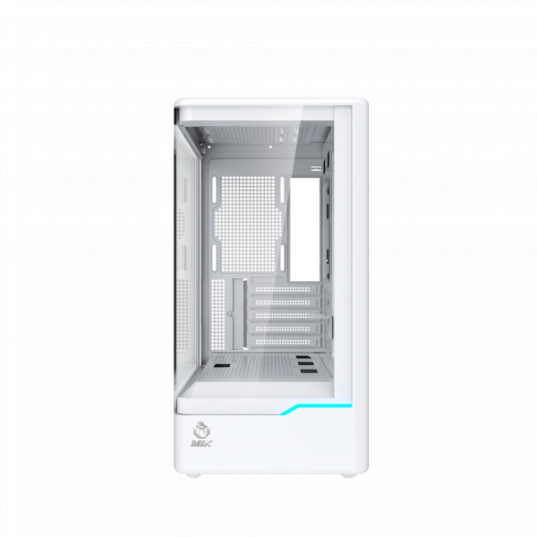 Vỏ Case MIK H7 360 M-ATX (Màu trắng/Mặt kính)