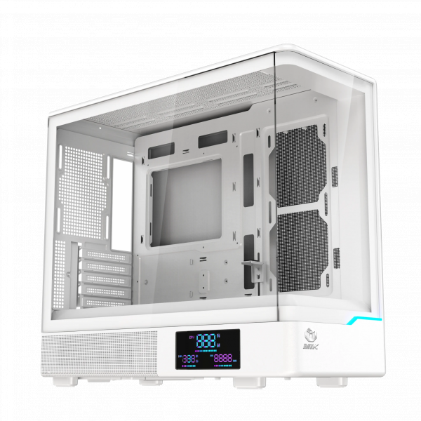 Vỏ Case MIK H7 360 M-ATX (Màu trắng/Mặt kính)