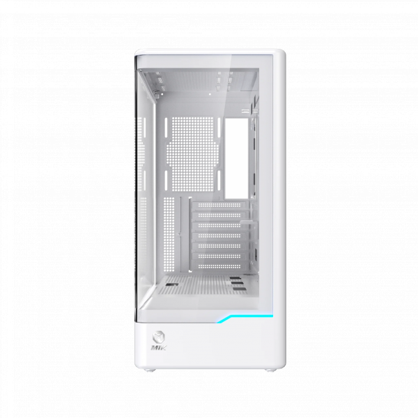 Vỏ Case MIK H7 360 ATX (Màu trắng/Mặt kính)