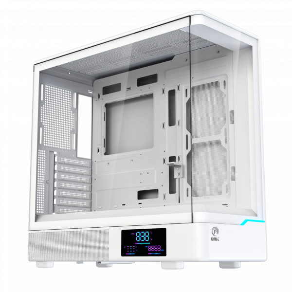 Vỏ Case MIK H7 360 ATX (Màu trắng/Mặt kính)