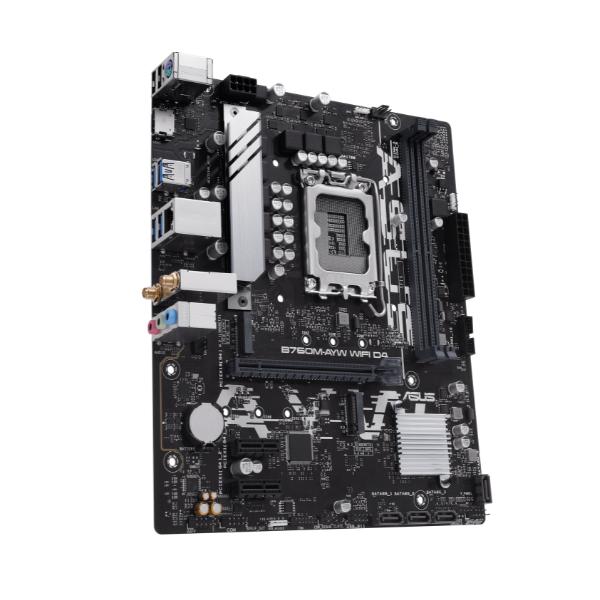 Mainboard Asus B760M-AYW WIFI D4 (Intel B760/ Socket 1700/ M-ATX)