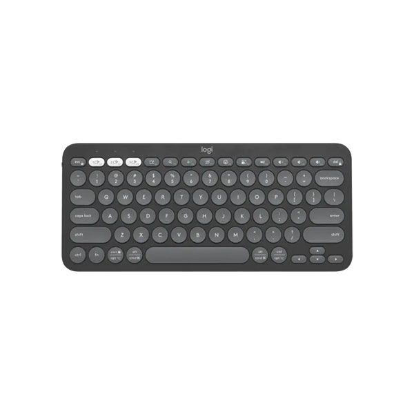 Bàn phím không dây Logitech Pebble Keys 2 K380S (Bluetooth/ Màu đen)