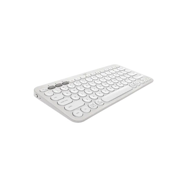 Bàn phím không dây Logitech Pebble Keys 2 K380S (Bluetooth/ Màu trắng)