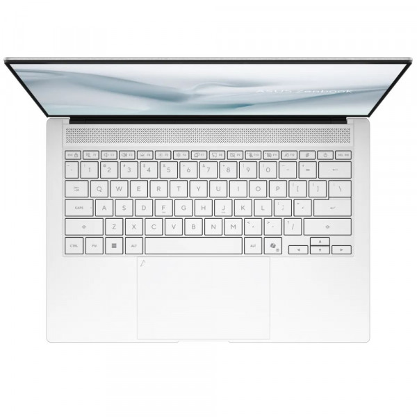 Laptop Asus Zenbook S14 OLED UX5406AA-SU348W (Ultra 9 386H/ 16GB RAM/ 512GB SSD/ 14 inch 3K Touch/ 120Hz/ Win11/ White/ Vỏ nhôm)