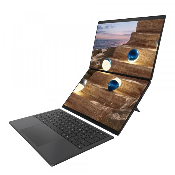 Laptop Asus Zenbook Duo UX8407AA-SN439WS (Ultra X7 358H/ 32GB RAM/ 512GB SSD/ 14 inch 3K Touch/ 144Hz/ Win 11/ Office/ Gray/ Vỏ nhôm/ Bút)