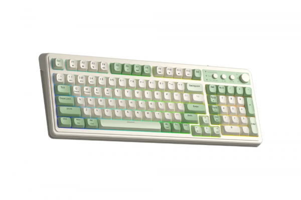 Bàn phím giả cơ AULA S99 (Xanh lá  - Be/ 3 Mode)