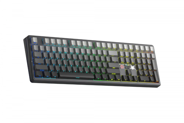 Bàn phím cơ AULA  F108PRO V2 (X3 switch/ Xám - Đen/ 3 Mode)