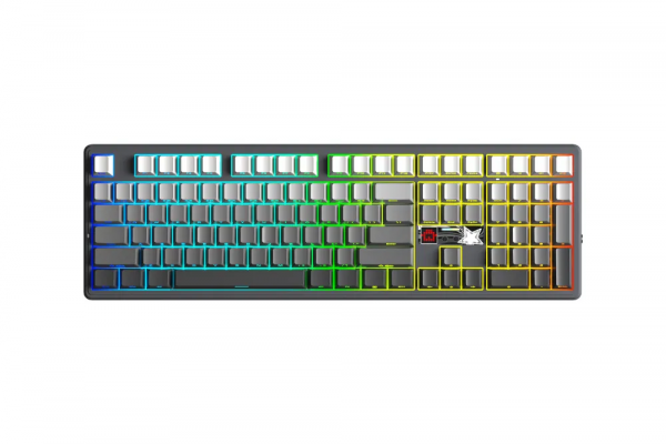 Bàn phím cơ AULA  F108PRO V2 (X3 switch/ Xám - Đen/ 3 Mode)