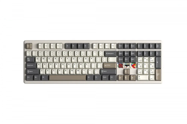 Bàn phím cơ AULA  F108PRO V2 (Panda switch/ Xanh Dương - Be - Nâu/ 3 Mode)
