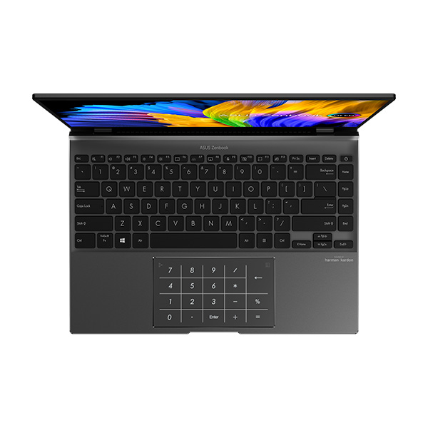 Laptop Asus Zenbook UM5401QA OLED 2K R5-5600H/ 8GB/ 512GB SSD/ 14 OLED 2.8K/ VGA AMD/ Win11/ Black (KN209W)