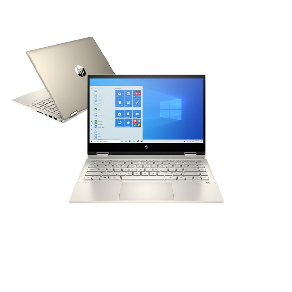 Laptop HP Pavilion x360 14-dw1019TU 2H3N7PA (i7-1165G7/ 8GB/ 512GB SSD/ 14FHD TouchScreen/ VGA ON/ Win10+Office Home & Student/ Gold/ Pen)