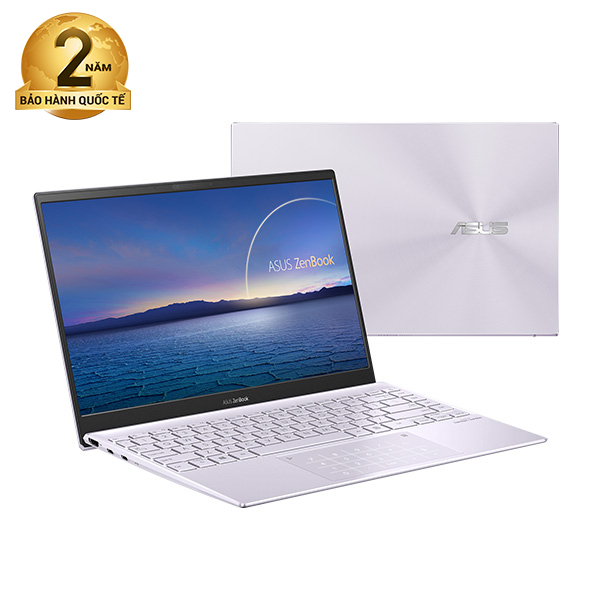 Laptop Asus Zenbook UX425EA-KI883W (i5-1135G7/ 8GB/ 512Gb SSD/ 14FHD/ VGA ON/ Win11/ Lilac Mist/ Túi Sleeve/ Cáp/ NumPad)