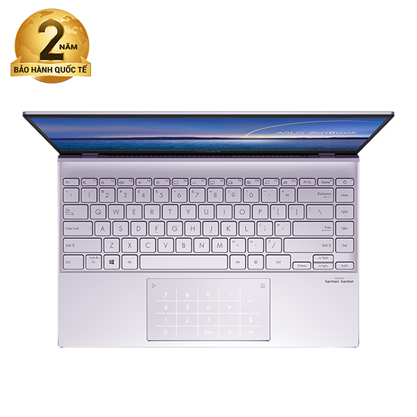 Laptop Asus Zenbook UX425EA-KI883W (i5-1135G7/ 8GB/ 512Gb SSD/ 14FHD/ VGA ON/ Win11/ Lilac Mist/ Túi Sleeve/ Cáp/ NumPad)