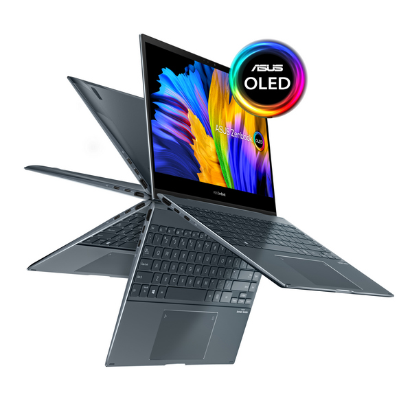 Laptop Asus Zenbook Flip 13 UX363EA-HP726W (Core i5-1135G7/ 8GB RAM/ 512Gb SSD/ 13.3FHD Touch/ Intel® Iris® Xe/ Win11/ Pine Grey/ Pen/ NumPad)